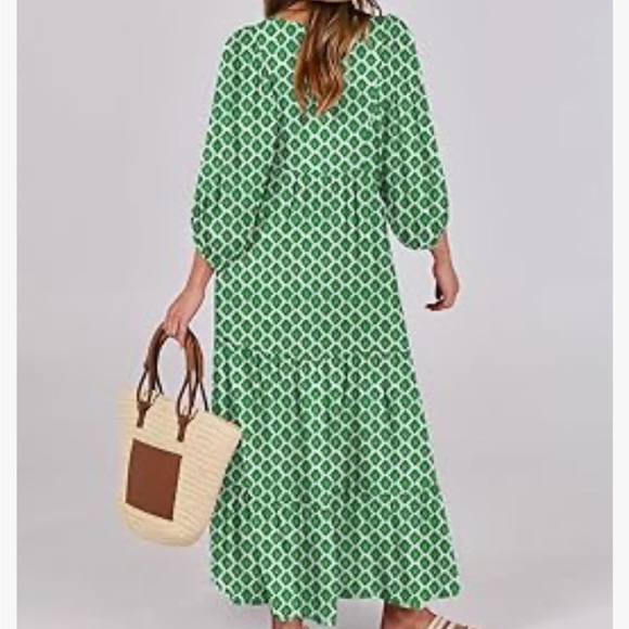 Women’s Maxi printed dress L - Picture 4 of 4